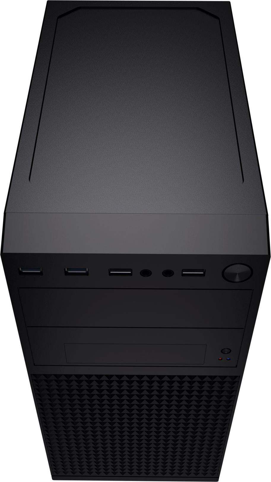 Gembird Fornax K300 Mini-Tower-Gehäuse Micro-ATX Schwarz