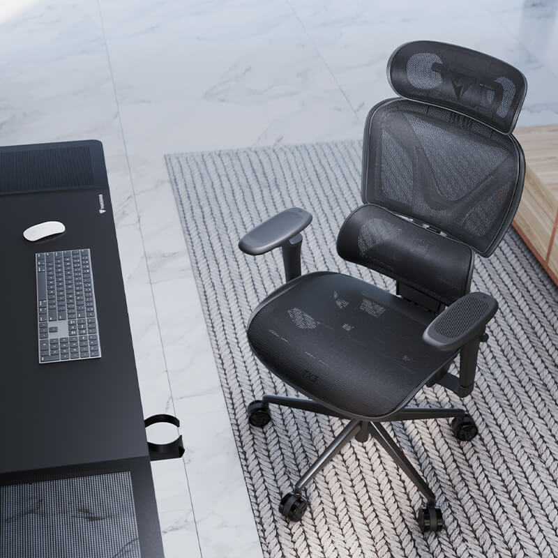 ThunderX3 XTC Pro 360 Ergonomischer Gaming-Stuhl Schwarz