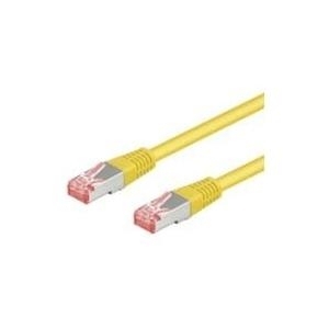 Wentronic Goobay CAT 6 Patchkabel, S/FTP (PiMF), Gelb, 20 m - LSZH halogenfrei, Kupfer (68307)