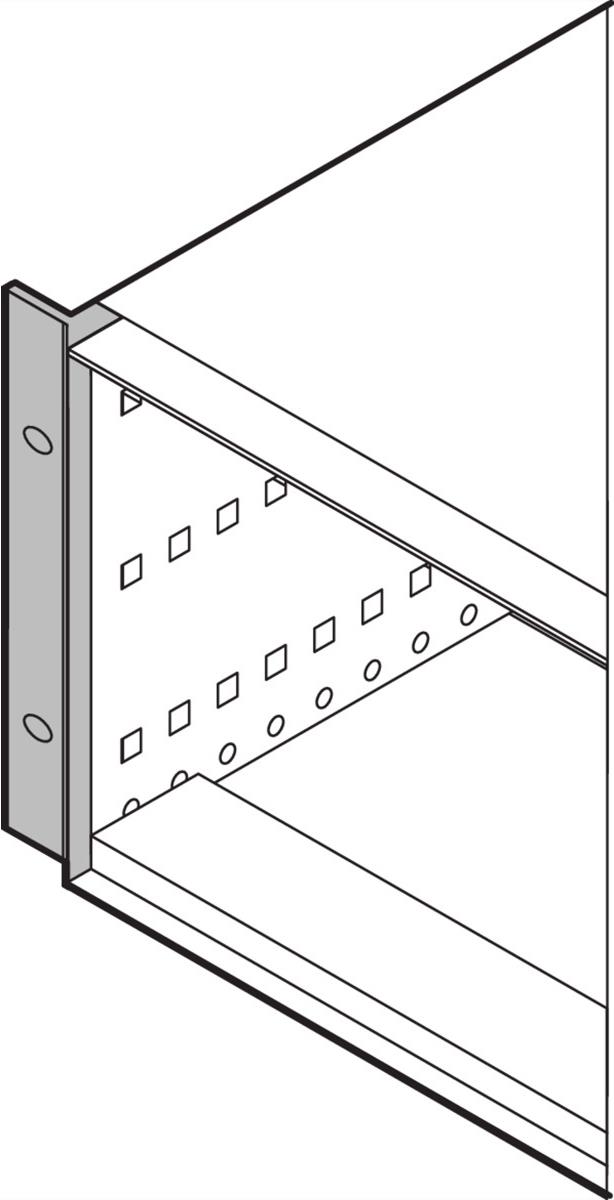 SCHROFF 19\"-Befestigungswinkel zum Umrüsten - RATIOPAC PRO 19\"WINKEL 3HE (24571295)