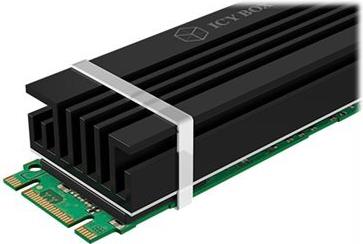 ICY BOX IB-M2HS-70 Solid State Drive Kühlkörper Aluminium Schwarz