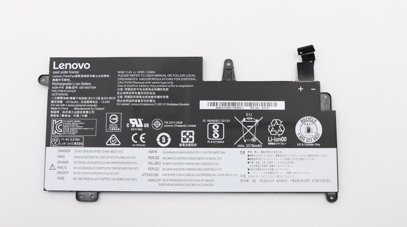 Lenovo PS9 BATT LI 921300109 3S1P 3.6 (01AV437)