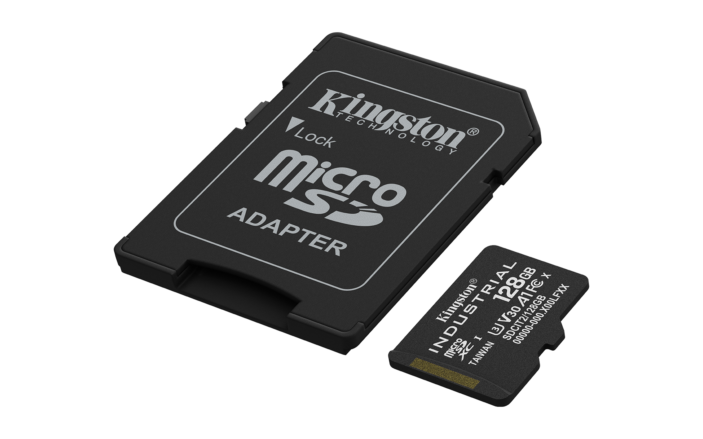 Kingston Industrial SDCIT2/128GB 128 GB microSDXC 100 MB/s Schwarz