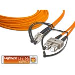 Lightwin Glasfaser LWL Anschlusskabel [1x LC-Stecker - 1x SC-Stecker] 50/125µ Multimode OM2 1.00 m Lightwin (LDP-50 LC-SC 1.0)