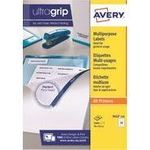 AVERY Etiquette multi-usage, 210 x 148 mm, blanc avec technologie ultragrip, sans bord, adapté pour - 1 Stück (3655-100.FR)