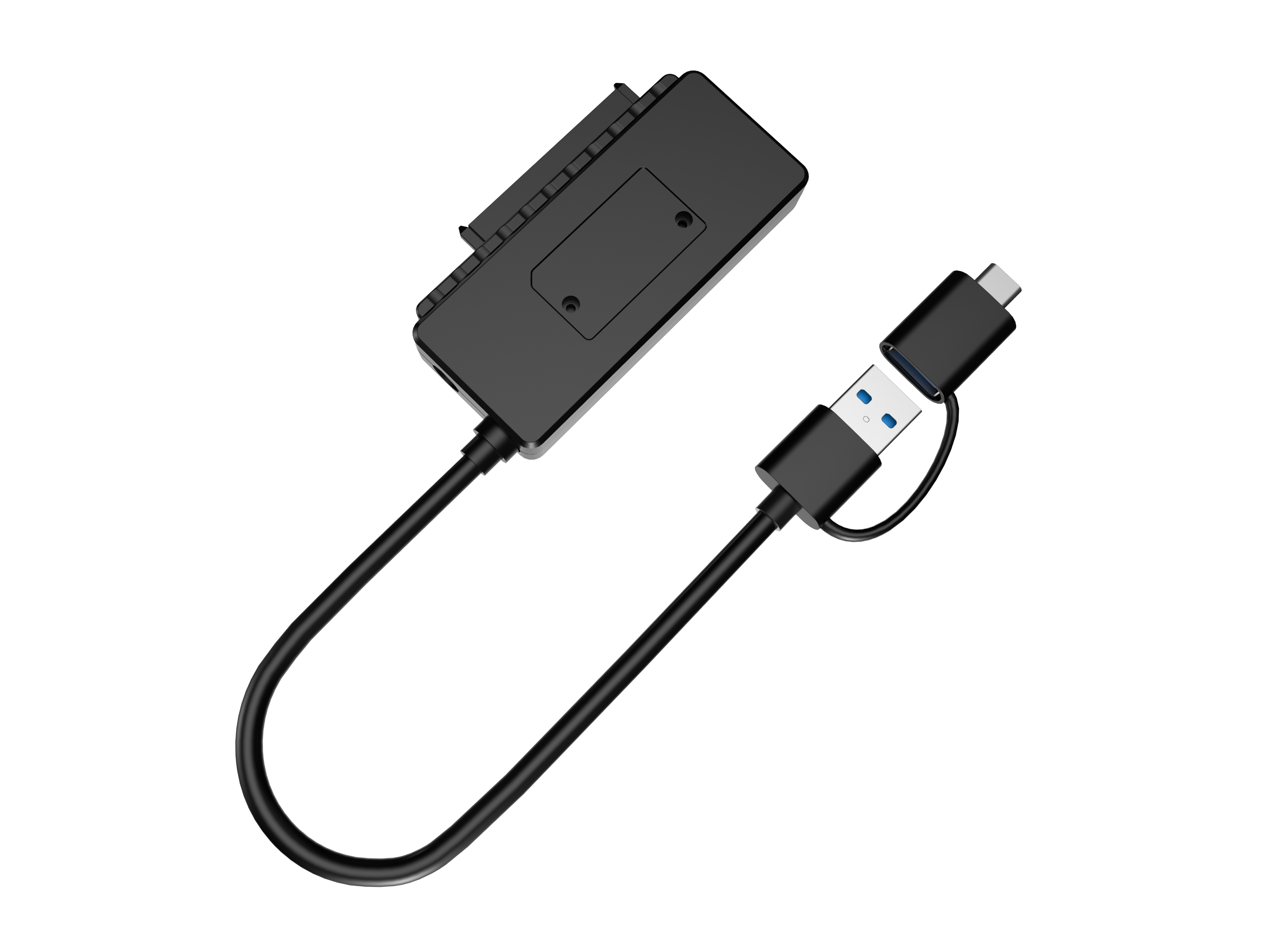 Conceptronic ABBY21B USB 3.0 SATA-Adapter mit Netzteil für 2,5"/3,5" HDD/SSD Schwarz