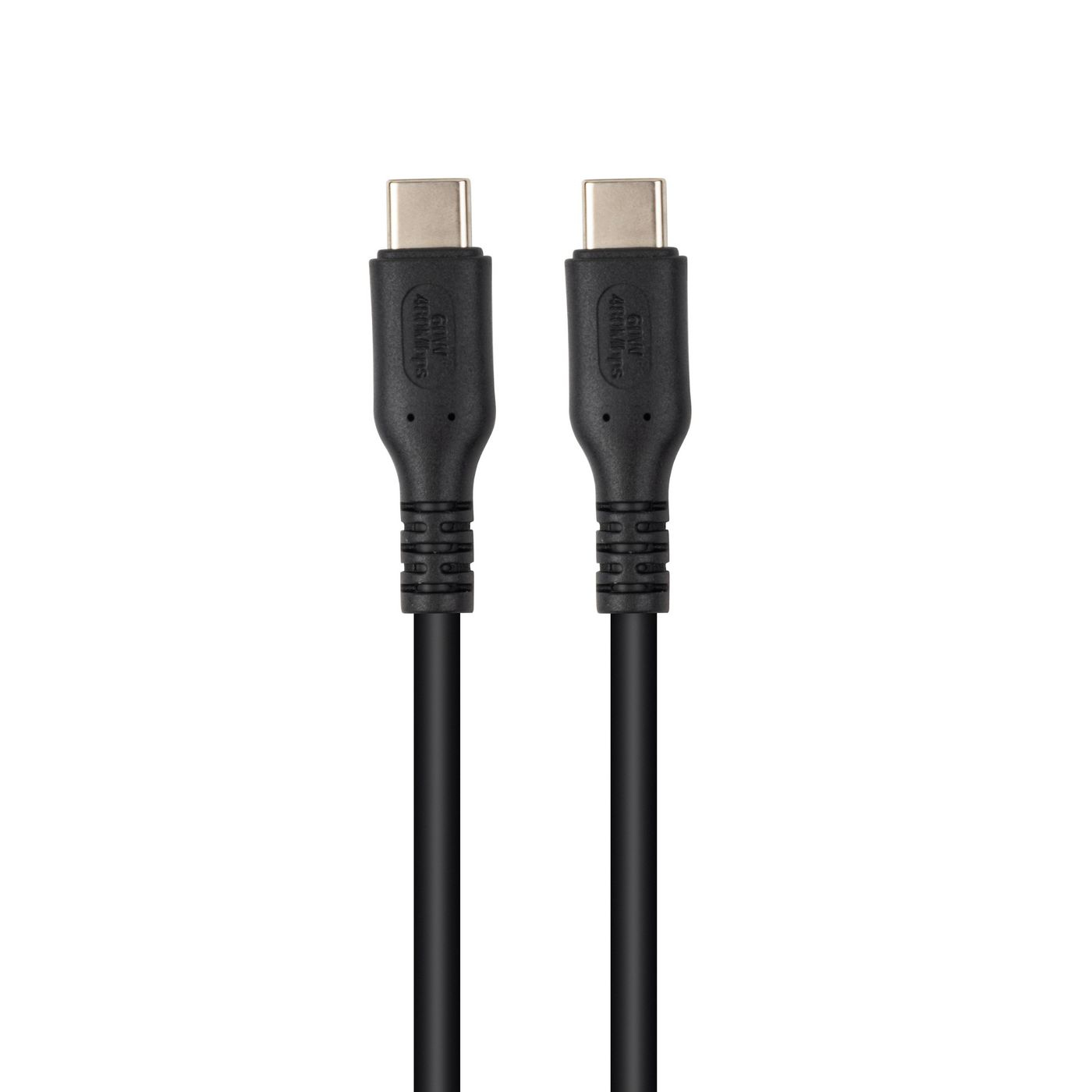 MicroConnect USB-C Ladekabel USB-C zu USB-C 1 m 60 W Schwarz