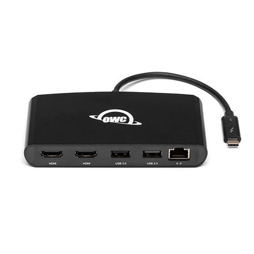 OWC Thunderbolt 3 mini Dock Dockingstation Schwarz