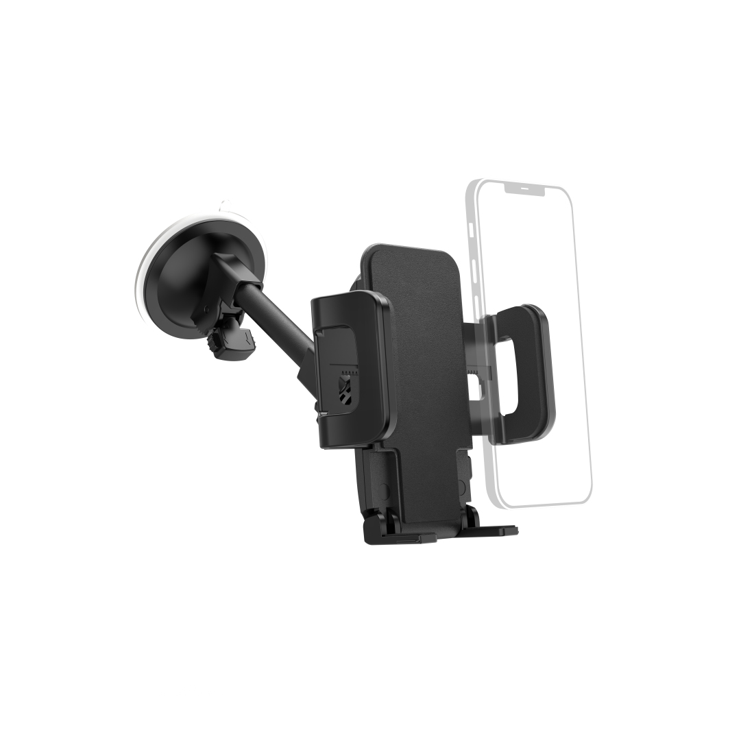 Hama Compact Auto-Handyhalterung mit Saugnapf Schwarz