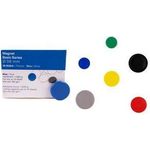 magnetoplan Rundmagnet "Basic", 38 mm, weiß mit Vollkern-Ferrit-Ausstattung, Haftkraft: ca. 1,5 kg, - 1 Stück (1863800)