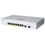 Cisco Business 220 Series CBS220-8T-E-2G - Switch - Smart - 8 x 10/100/1000 + 2 x Gigabit SFP (Uplink) - an Rack montierbar