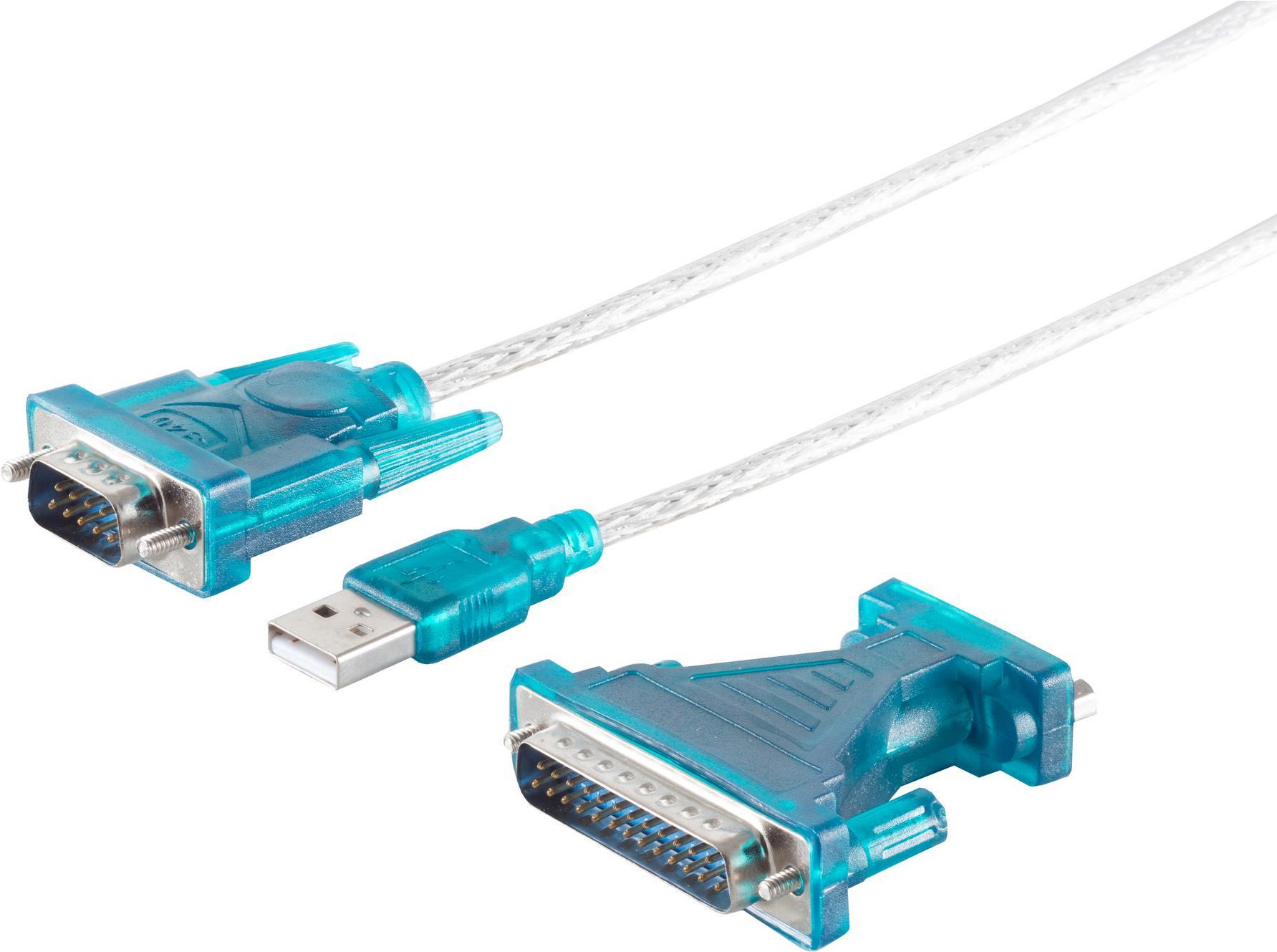 S/CONN maximum connectivity USB 2.0 RS232 Converter, 1,5m (75605)