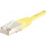 Patchkabel F/UTP, CAT.6, gelb, 30,0 m Patchkabel mit besonders schmalem Knickschutz (853345)