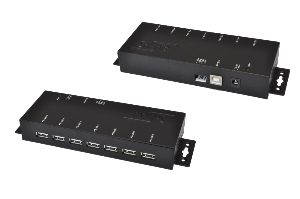 EXSYS EX-1178S Schnittstellen-Hub USB 2.0 480 Mbit/s Schwarz (EX-1178S)