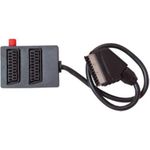 S/CONN maximum connectivity Adapter Video/ Audio-Scart-Verteiler, 2-fach, Scart-Stecker auf 2 Scart-Kuppllungen, UmschaltBOX (94055)