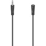 Hama Headset-Verlängerungskabel, 4pol., 3,5-mm-Klinken-Stecker - Kupplung, 1,5 m (00200734)