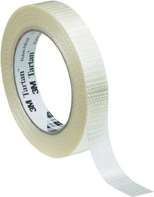 3M Filament-Klebeband Tartan&trade; (L x B) 50 m x 25 mm Transparent Bi-axial gereckter Polypropyle (KT-0000-4035-4)