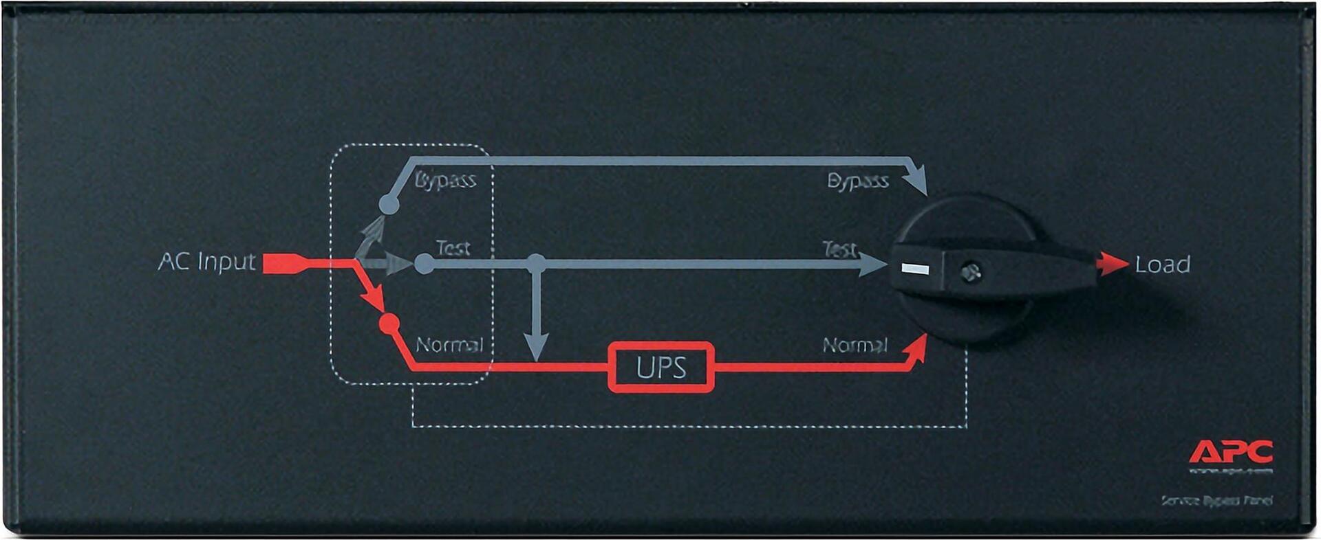 APC Service Bypass Panel SBP16KP 100 A 200/208/240 V Schwarz