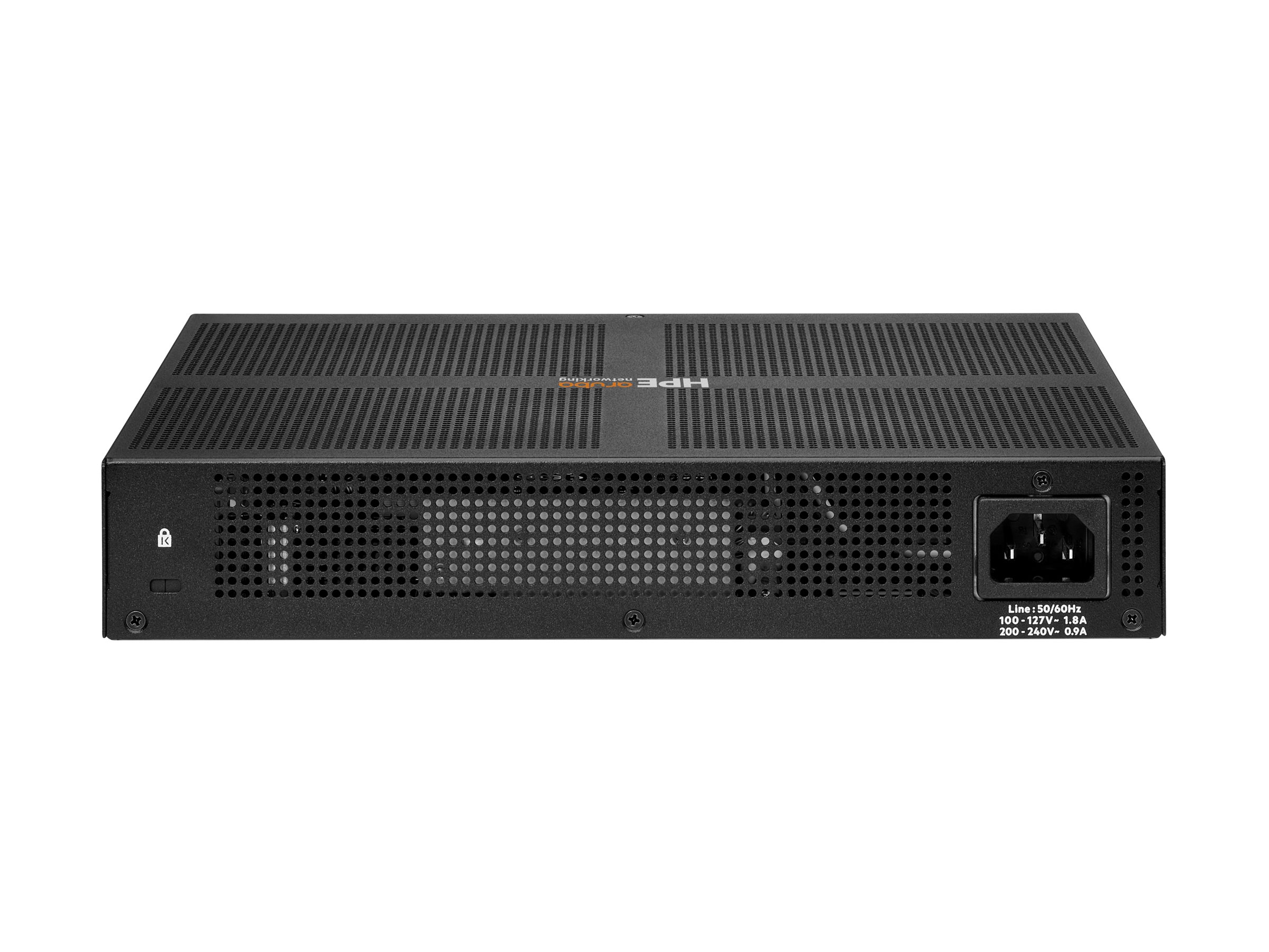 HPE Aruba CX 6100 12G Class4 PoE 2G/2SFP+ 139W Managed Switch Schwarz