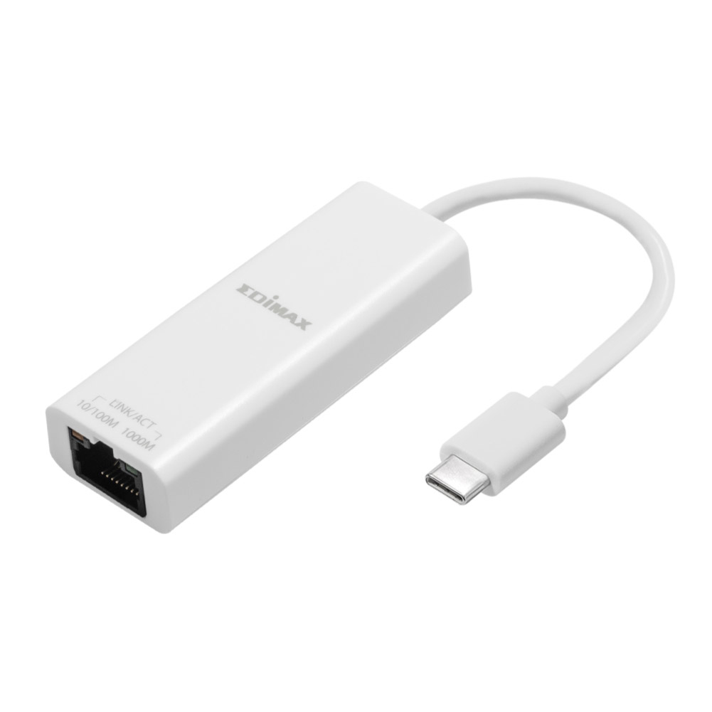 Edimax EU-4306C Netzwerkadapter USB-C 3.1 Gigabit Ethernet Weiß