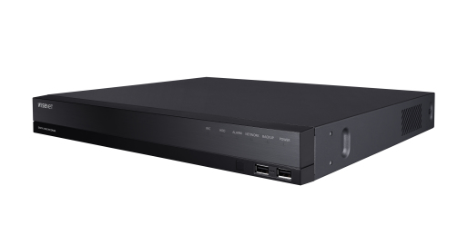 Hanwha Vision WiseNet HRX-1634 NVR 18 Kanäle 6 TB Schwarz