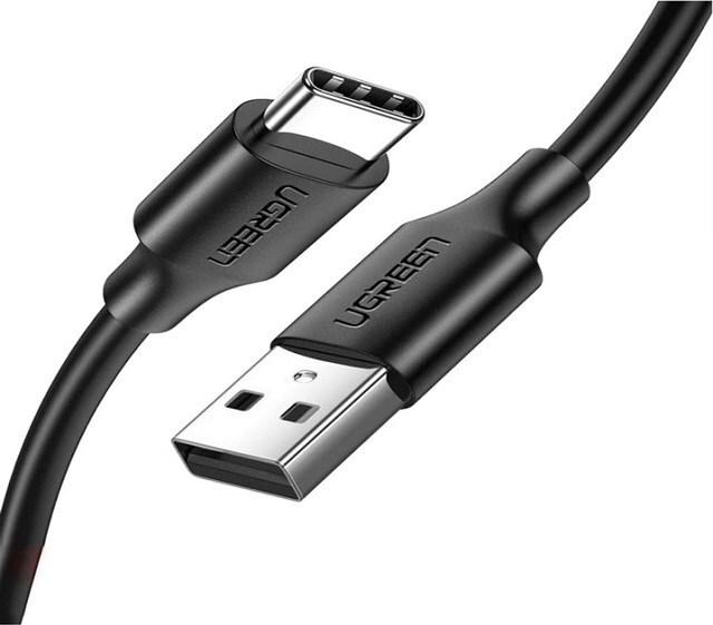 Ugreen USB-A/USB-C-Kabel 3A 0,25 m US287 (schwarz) (60114)