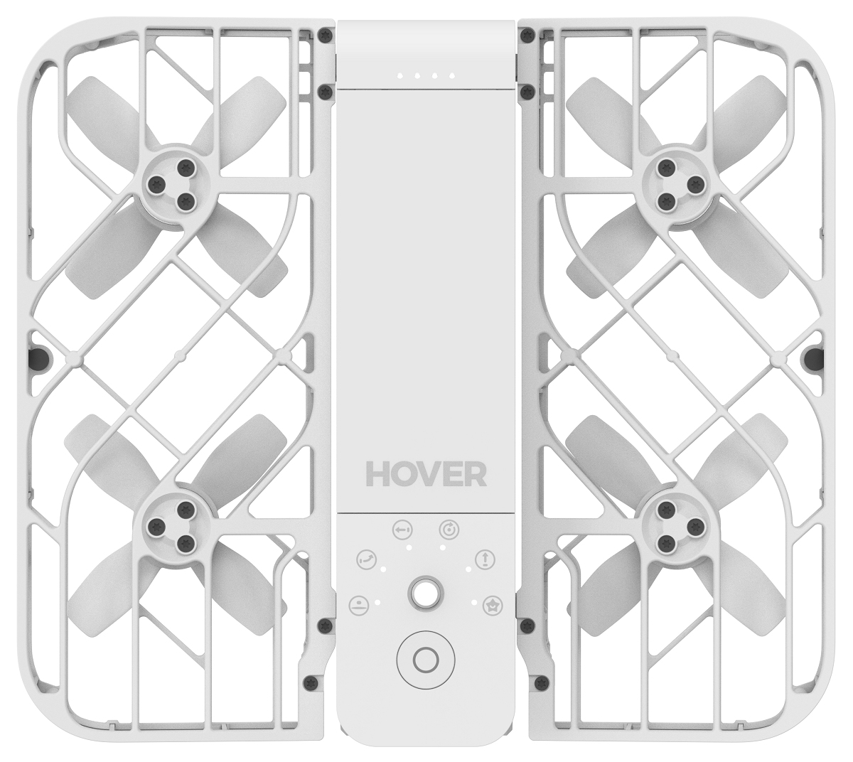 HOVERAir X1 Combo Quadrocopter 2704 x 1520 Pixel 32 GB Weiß