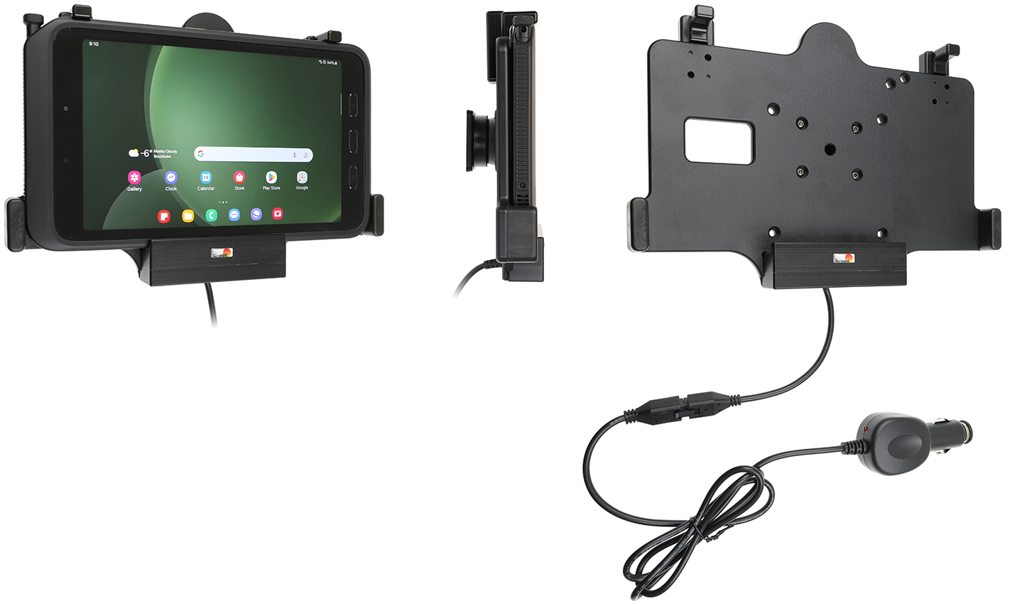 Brodit Active Holder für Samsung Galaxy Tab Active 5 SM-X300/SM-X306B Schwarz