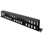 19"-Kabelfhrg.1HE 40x80mm schwarz (26.99.0306)