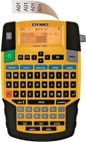 DYMO Rhino 4200 Etikettendrucker Thermotransfer 180 dpi Schwarz, Gelb