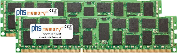 PHS-MEMORY 16GB (2x8GB) Kit RAM Speicher für Supermicro A+ Server 2122TC-DL6RF4 DDR3 RDIMM 1600MHz (
