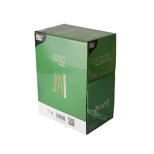 PAPSTAR 87858 Einweglöffel Holz 14 cm 1000 Stück
