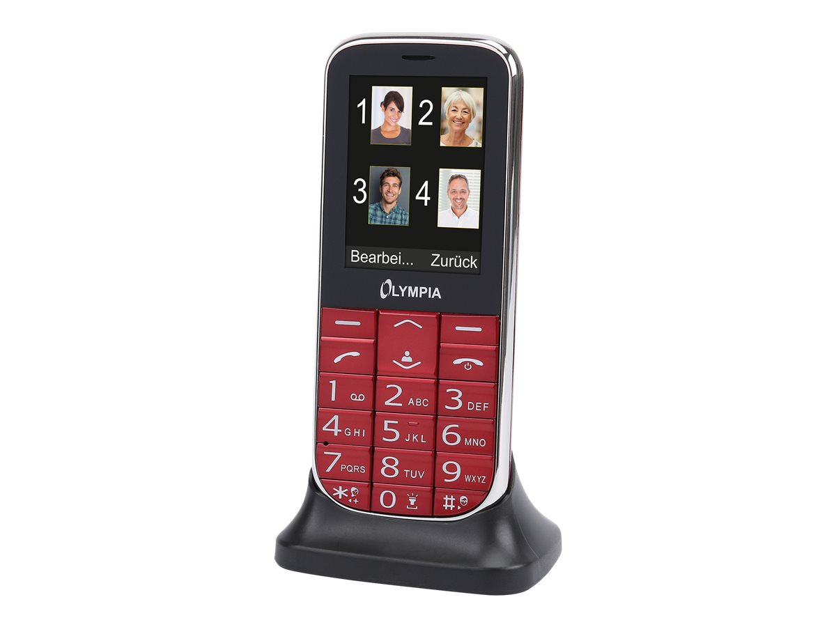 Olympia Joy II 2,4" Feature Phone Dual-SIM Bluetooth Rot