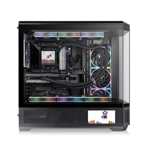 Thermaltake View 600 TG Full Tower Gehäuse Tempered Glass Schwarz