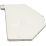 Wirewin Abdeckung für Keystone Hutschienenhalterung, Kunststoff Keystone System (WKS DIN RAIL COVER RIGHT)