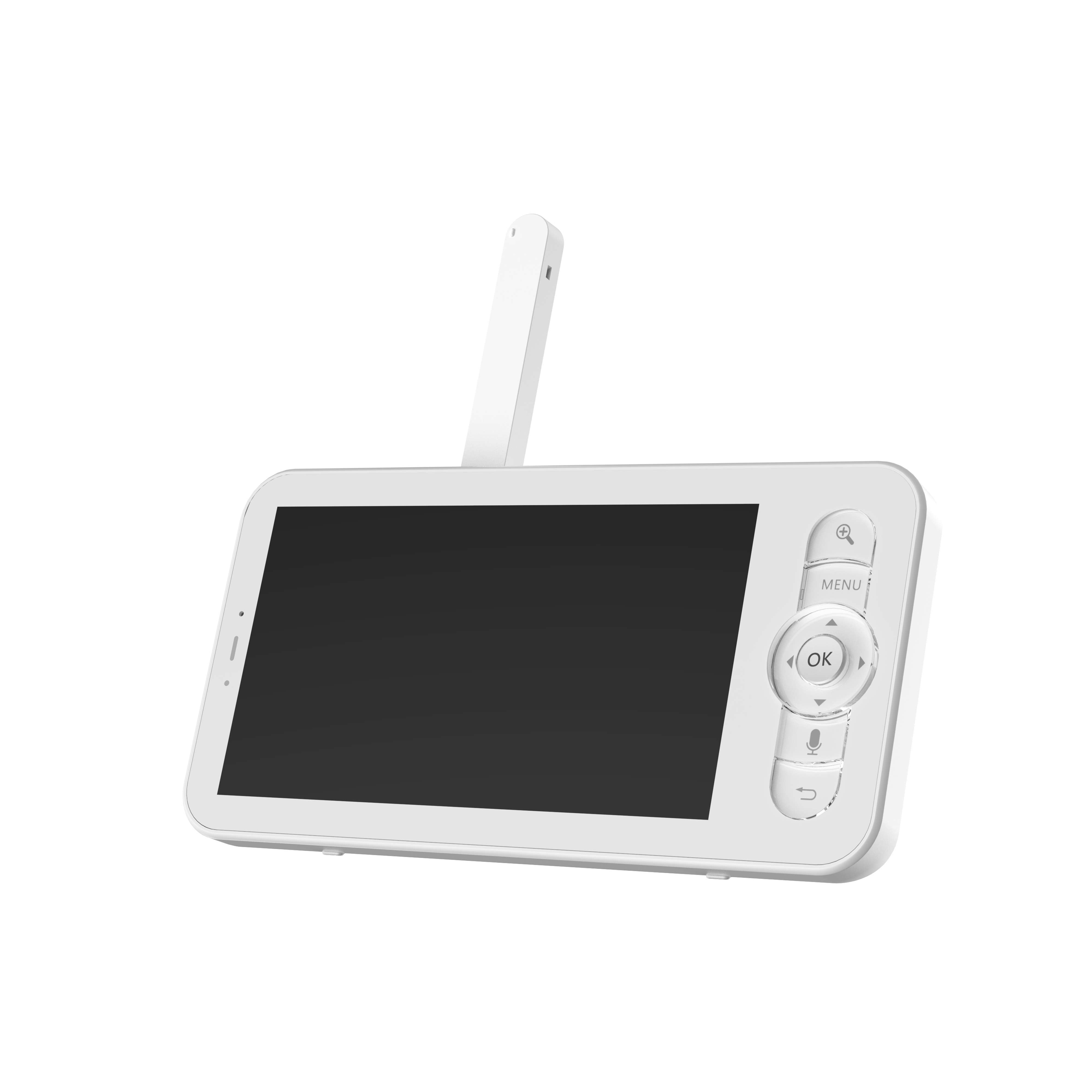 Arenti AInanny A4 Kit Plus Wi-Fi Video-Babyphone mit LCD-Bildschirm 4 MP Nachtsicht 10 m Grau/Weiß
