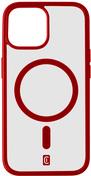 Cellularline Pop Mag - iPhone 15. Etui-Typ: Cover, Markenkompatibilität: Apple, Kompatibilität: iPhone 15, Maximale Bildschirmgröße: 15,5 cm (6.1"), Oberflächenfärbung: Monochromatisch, Produktfarbe: Rot, Transparent (60481)