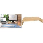 Sigel SA208 Monitor-Erhöhung Eyestyle B x H T 50 8 19.50 cm Bambus (SA208)
