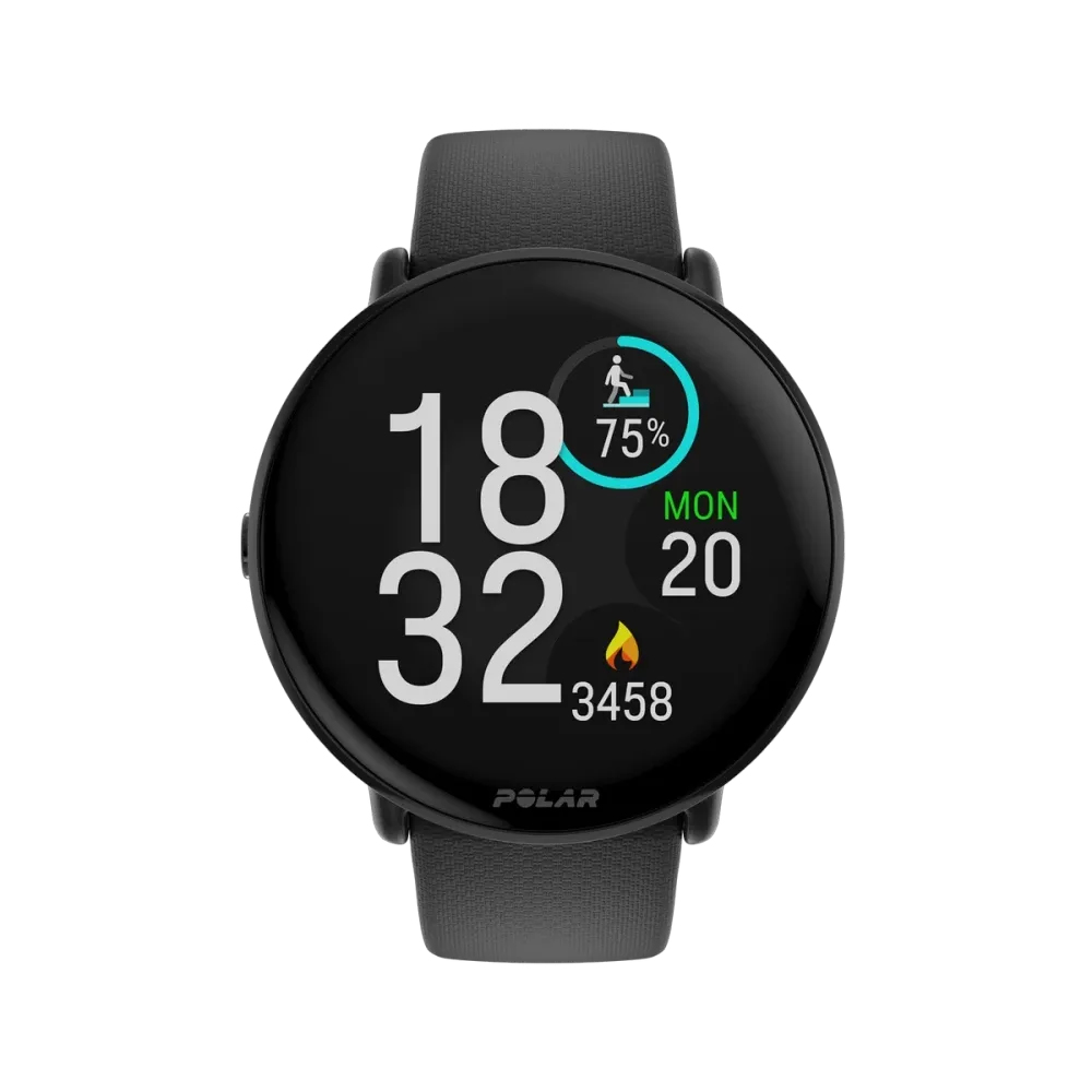 Polar Ignite 3 Sportuhr 1.28" AMOLED GPS Bluetooth 5.1 Night Black