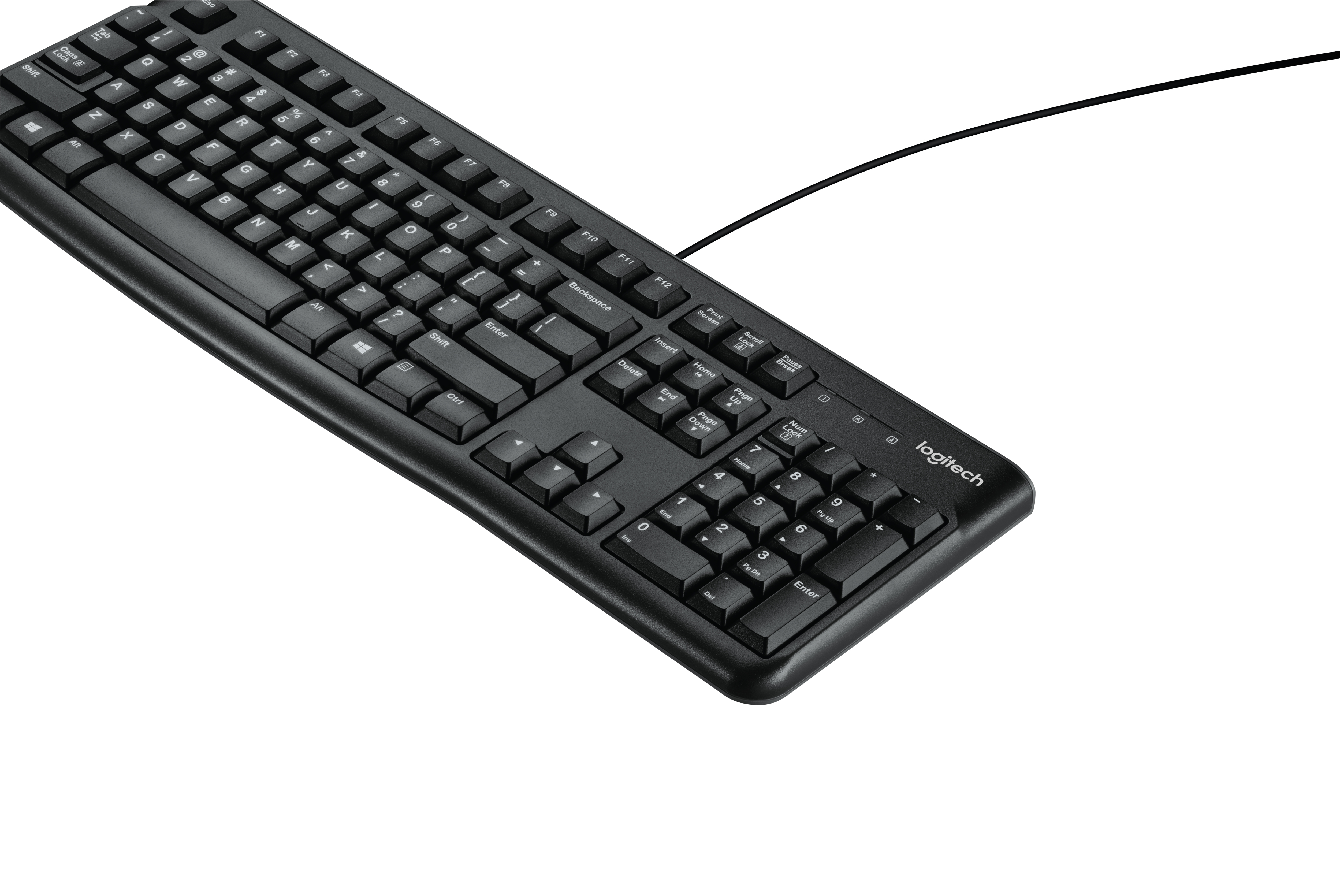 Logitech K120 for Business Tastatur USB US Layout Schwarz
