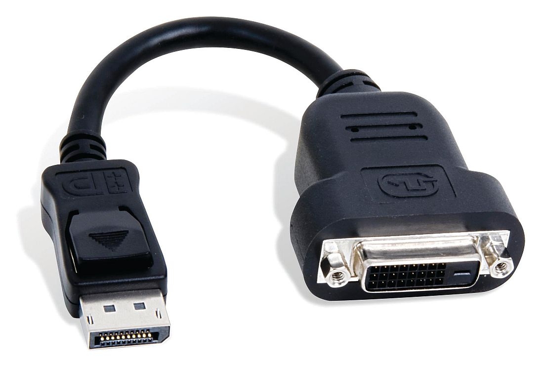 Matrox CAB-DP-DVIF DisplayPort auf DVI-D 0,2 m Schwarz