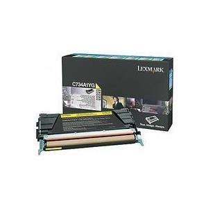 Lexmark RETURN PROGRAM TONER CARTRIDGE YELLOW 6K PGS F/ C736X/ X73X (0C734A1YG)