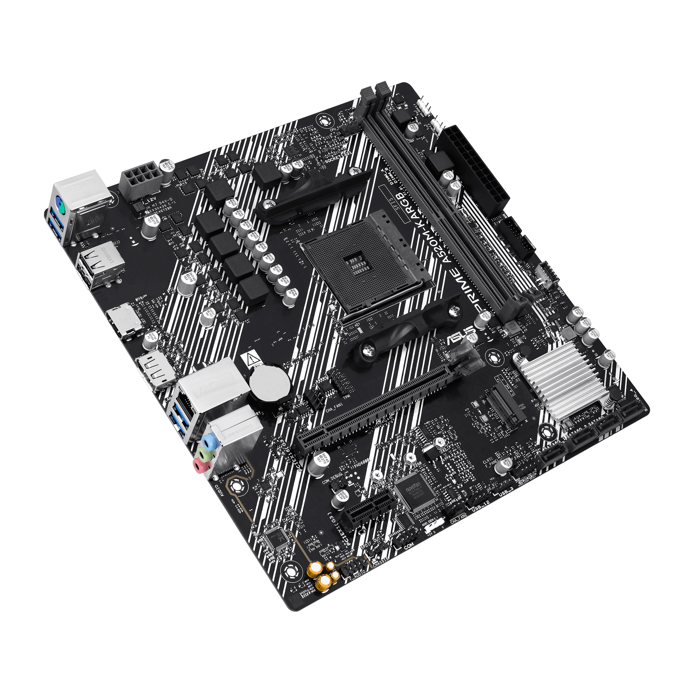 ASUS PRIME A520M-K ARGB AMD A520 micro ATX Mainboard Sockel AM4 Schwarz