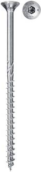 FISCHER Power-Fast II 670180 Spanplattenschrauben 4 mm 70 mm T-Profil Stahl galvanisch verzinkt 500