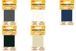 KLEIBER Zephir-Aufbügel-Flicken, 300 x 60 mm, dunkelblau Material: 100% Baumwolle, zum Ausbessern und Verstärken von - 1 Stück (31007)