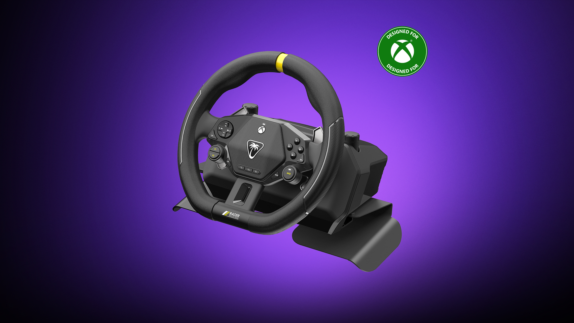 Turtle Beach Racer Wireless Racing Wheel Schwarz