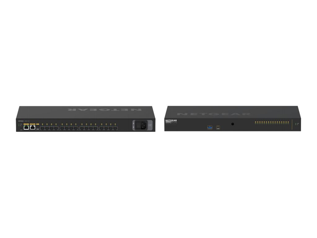 NETGEAR AV Line M4250-16XF 16x 10 Gigabit SFP+ Managed Switch Schwarz