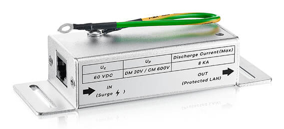 Zyxel SURGEPRO-GE 1G Ethernet PoE++ Überspannungsschutz Silber