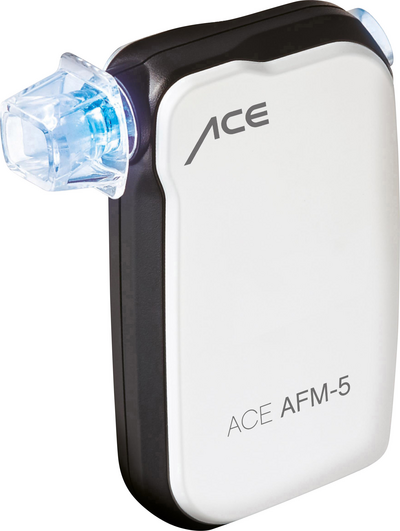 ACE Alkoholtester AFM-5 Weiß Messbereich Alkohol (max.)=4 ‰ Anzeige per Smartphone (107104)