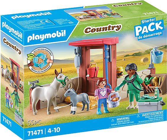 Playmobil Tierarzteinsatz bei den Eseln (71471)